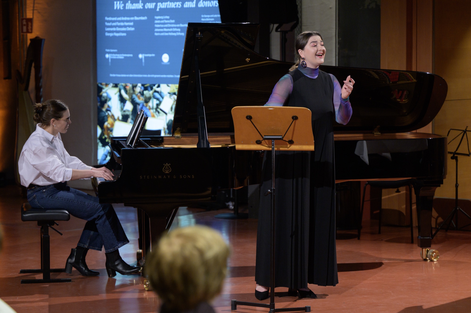 Performing a Lieder recital with a singer